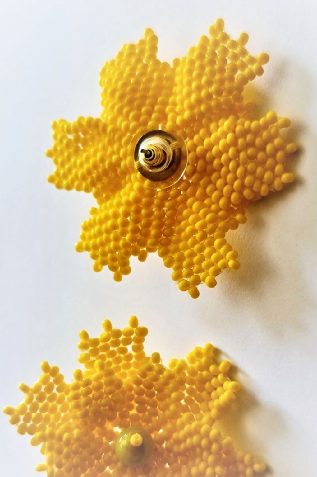 Sunny Yellow Mini Floral Studs