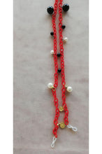 Load image into Gallery viewer, FABRIC ENTWINED N PEARLY EYE WEAR CHAINS
