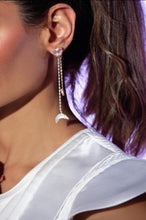 Load image into Gallery viewer, Heart Crystal Moon Star Earring Danglers
