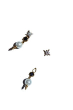 Load image into Gallery viewer, Interchangeable Star Pearl Droplet Earrings
