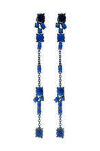 Load image into Gallery viewer, Indigo Crystal Earrings

