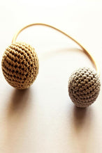 Load image into Gallery viewer, Crochet Ball Metal Cuff
